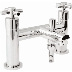 N&C TREND DECK MOUNTED BATH/ SHOWER MIXER C/W KIT CP