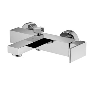 PROFILE SINGLE LEVER WALL MOUNTED BATH SHOWER MIXER WITH SHOWER KIT