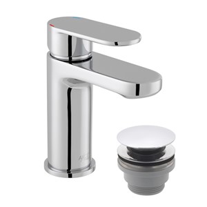 SHERBORNE MONO BASIN MIXER WITH CLICKER BASIN WASTE