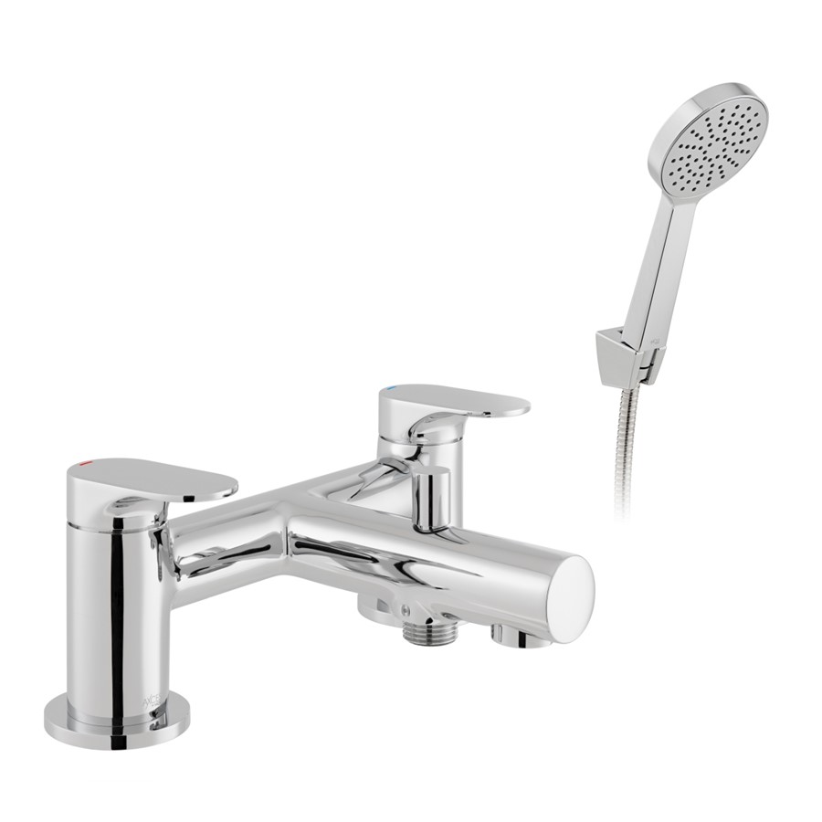 SHERBORNE DECK MOUNTED BATH SHOWER MIXER WITH SHOWER KIT