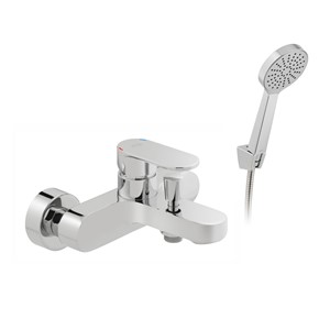 SHERBORNE WALL MOUNTED BATH SHOWER MIXER WITH SHOWER KIT
