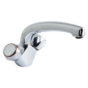 N&C PALMA TWO HANDLE MONOBLOC SINK MIXER CP