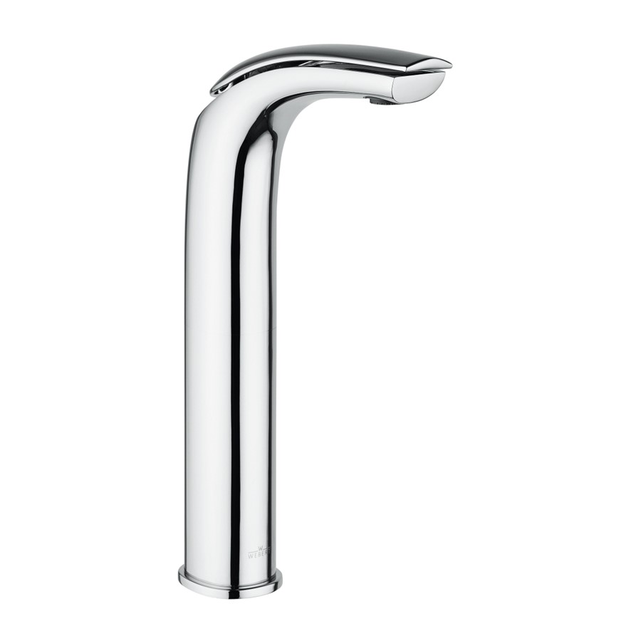 ESSENCE WHITE HIGH LEVER BASIN MIXER WITH CLICKER WASTE