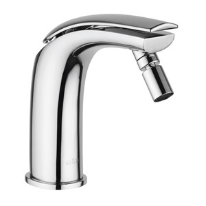 ESSENCE CHROME SINGLE LEVER BIDET MIXER WITH CLICKER WASTE