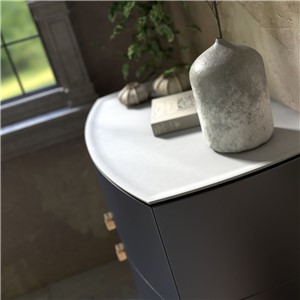 image of Wimborne Bathroom Worktop 82cm Matt White