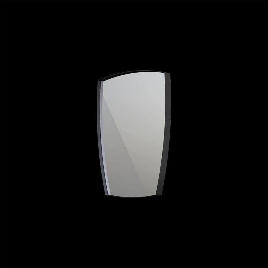 WIMBORNE FRAMED MIRROR 50CM GLOSS BLACK