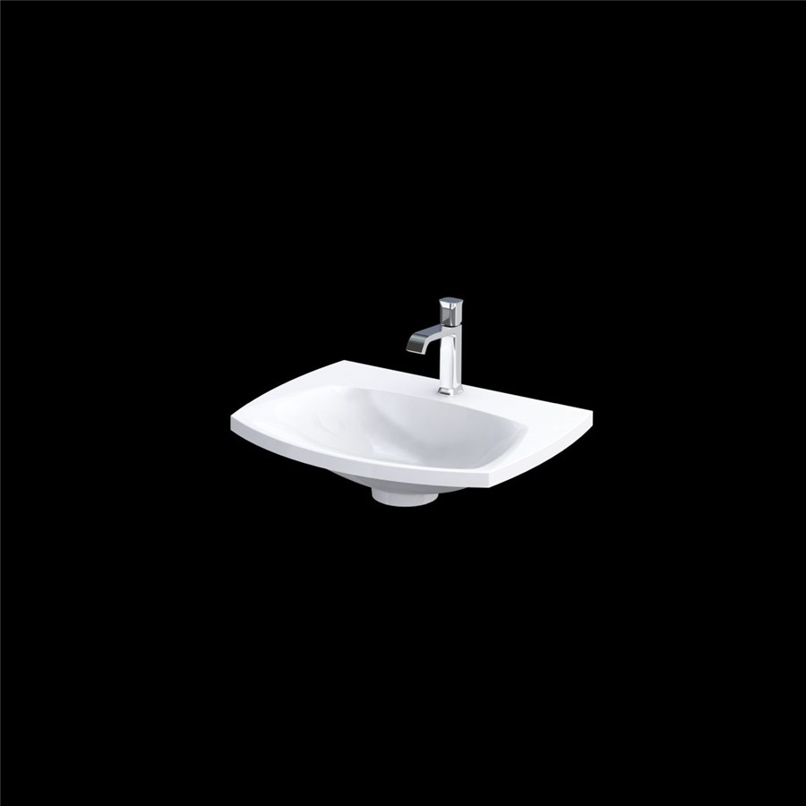 WIMBORNE 1 TAPHOLE WASHBASIN 62CM GLOSS