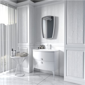 image of Wimborne 1 Tap Hole Bathroom Basin And SInk 82cm Gloss