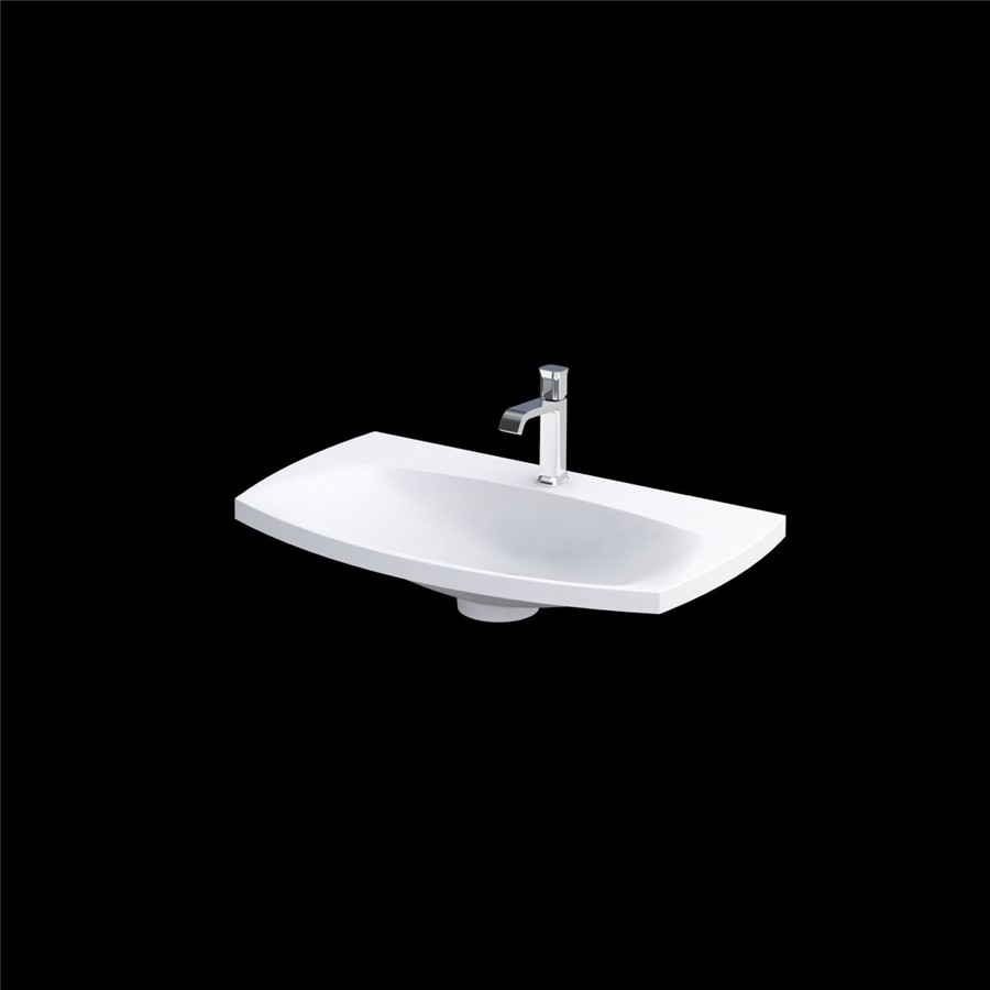 WIMBORNE 1 TAPHOLE WASHBASIN 82CM MATT