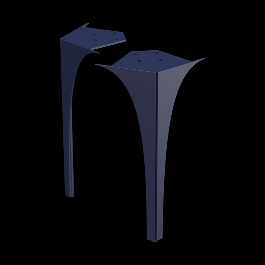 WIMBORNE FRONT LEGS TO SUITE 62CM UNIT PACK OF 2 MATT BLUE