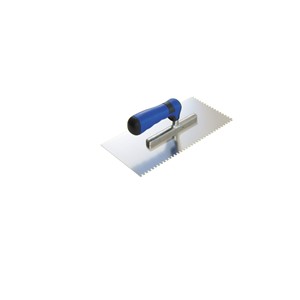 SIGMA STAINLESS STEEL 4MM SQUARE NOTCHED TROWEL (49E)