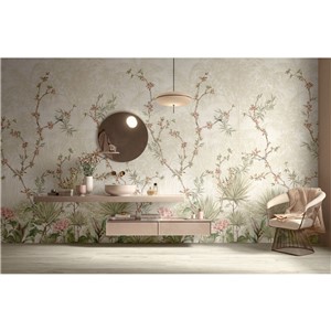 NB12993 AMAZON JUNGLE CHIC FLORAL NATURAL 600X1200