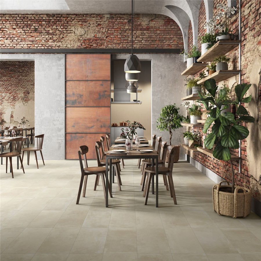 NB16001 GARDA WARM BEIGE RECTIFIED PORCELAIN FLOOR & WALL TILE 600X300