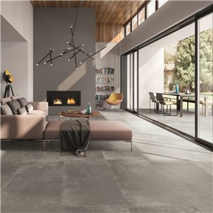 NB16015 GARDA MID GREY RECTIFIED PORCELAIN FLOOR & WALL TILE 600X1200