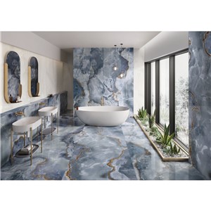 NB15934 ITALIAN ONYX BLUE POLISHED 600X1200 PRO. WALL & FLOOR TILE