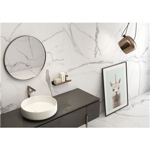 NB15971 INFINITY WHITE MARBLE NAT. PORCELAIN FLR & WALL TILE 600X1200