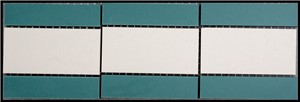 NB16133 CHATSWORTH VICTORIAN PORCELAIN MINT GREEN STRIP BORDER 285X93