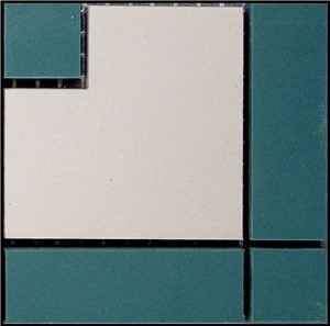 NB16134 CHATSWORTH VICTORIAN PORCELAIN MINT GREEN CORNER 93X93