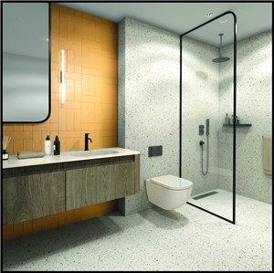 NB16200 ATTRACT WHITE TERRAZZO 200X200