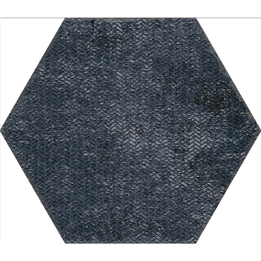 NB16492 ORGANIC BLUE DECORATED PLAIN HEX 230X270