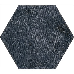 NB16492 ORGANIC BLUE DECORATED PLAIN HEX 230X270