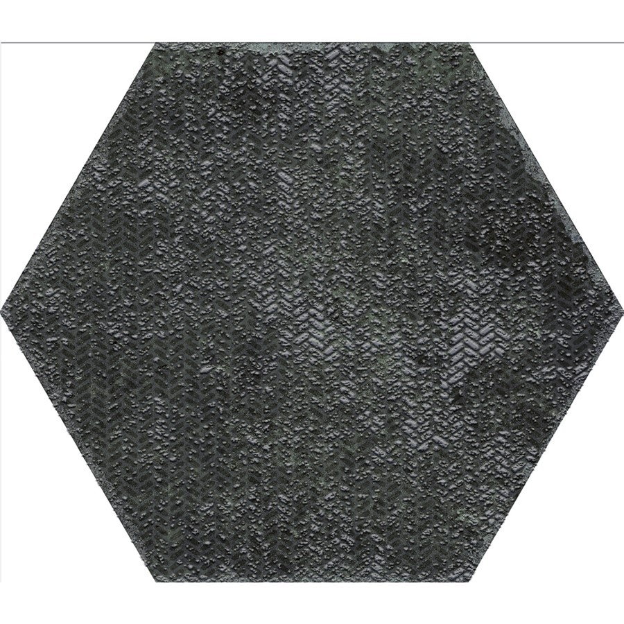 NB16493 ORGANIC EMERALD DECORATED PLAIN HEX 230X270