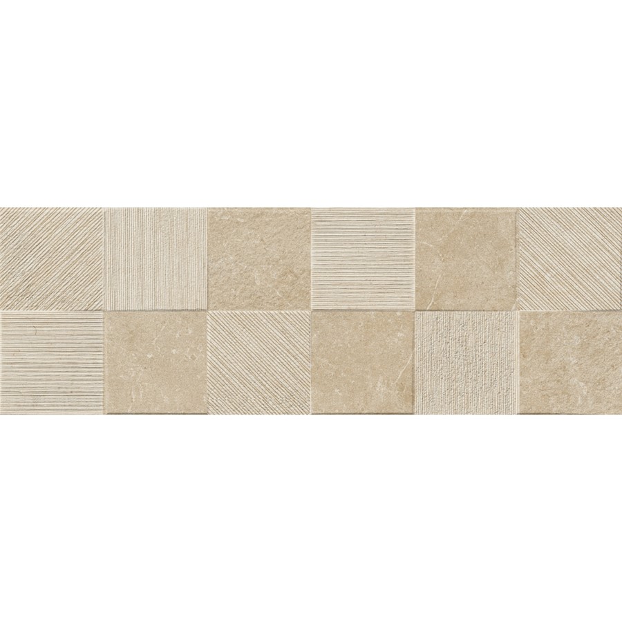 NB16645 ETERNA GREIGE STRUCTURED QUADRO 3D 300X900MM RECTIFIED