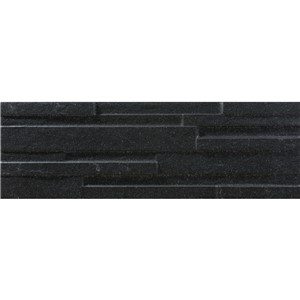 NB16692 PINNACLE SPLIT FACE BLACK WALL TILE 170X520