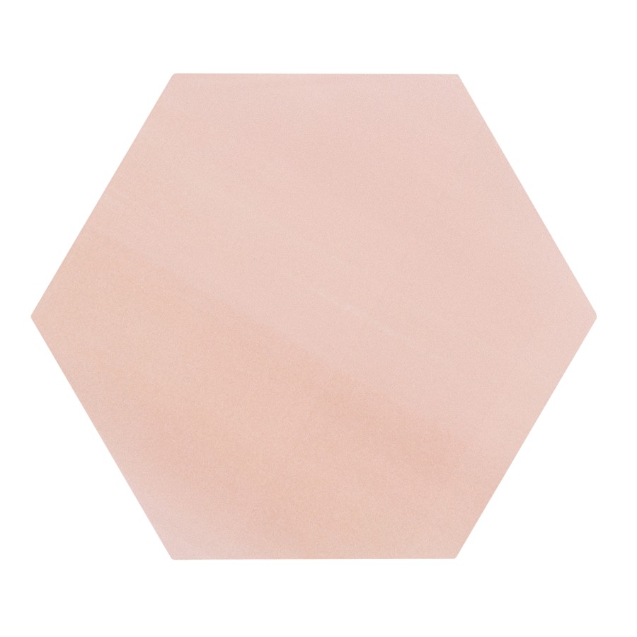 NB16967 LILY 5 HEXAGON PINK FLOOR & WALL TILE 198X228