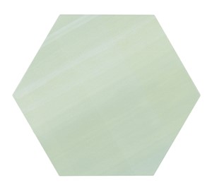 NB16969 LILY 5 HEXAGON GREEN FLOOR & WALL TILE 198X228