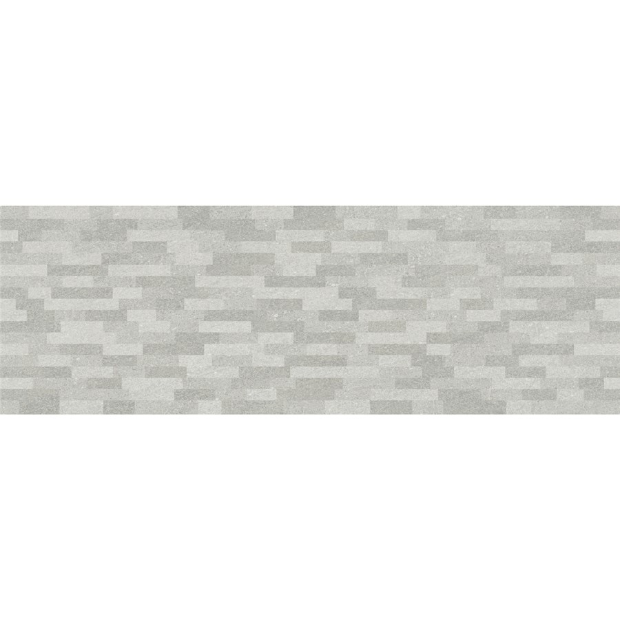 NB17263 GALAXY SILVER MINI BRICK DECOR WALL TILE 200X600