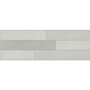 NB17264 GALAXY SILVER LARGE BRICK DECOR WALL TILE 200X600