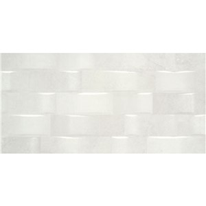 NB17271 NATURA WHITE DECOR RECTIFIED CERAMIC WALL TILE 333X630