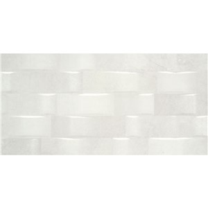 NB17271 NATURA WHITE DECOR RECTIFIED CERAMIC WALL TILE 333X630