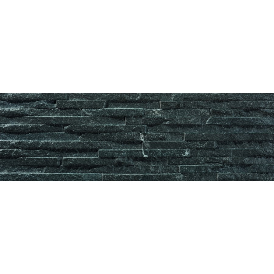 NB17544 3D STONE BLACK PORCELAIN WALL TILE 170X520