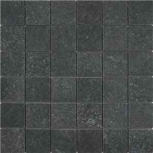 NB17493 URBAN BLACK PORCELAIN SQUARE MOSAIC 300X300