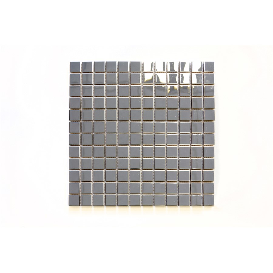 NB17414 MINI MIRROR STEEL MOSAIC 298X298