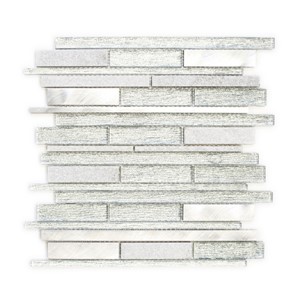 NB17423 INFINITY SILVER LINEAR STICK MOSAIC 289X310