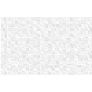 NB17217 CUBIC WHITE MOSAIC EFFECT WALL TILE 250X400