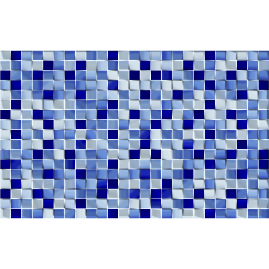 NB17220 CUBIC BLUE MOSAIC EFFECT WALL TILE 250X400