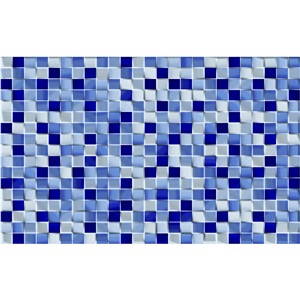 NB17220 CUBIC BLUE MOSAIC EFFECT WALL TILE 250X400