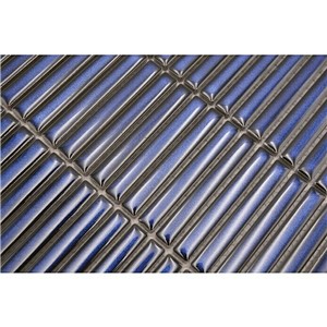 NB17453 KIT-KAT GLOSS COBALT PORCELAIN STICK MOSAIC 282X308MM