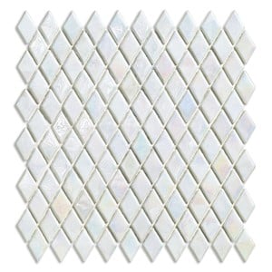 NB17702 SICIS DIAMOND GLASS MOSAIC EXCELSIOR PEARLESCENT WHITE 259X266