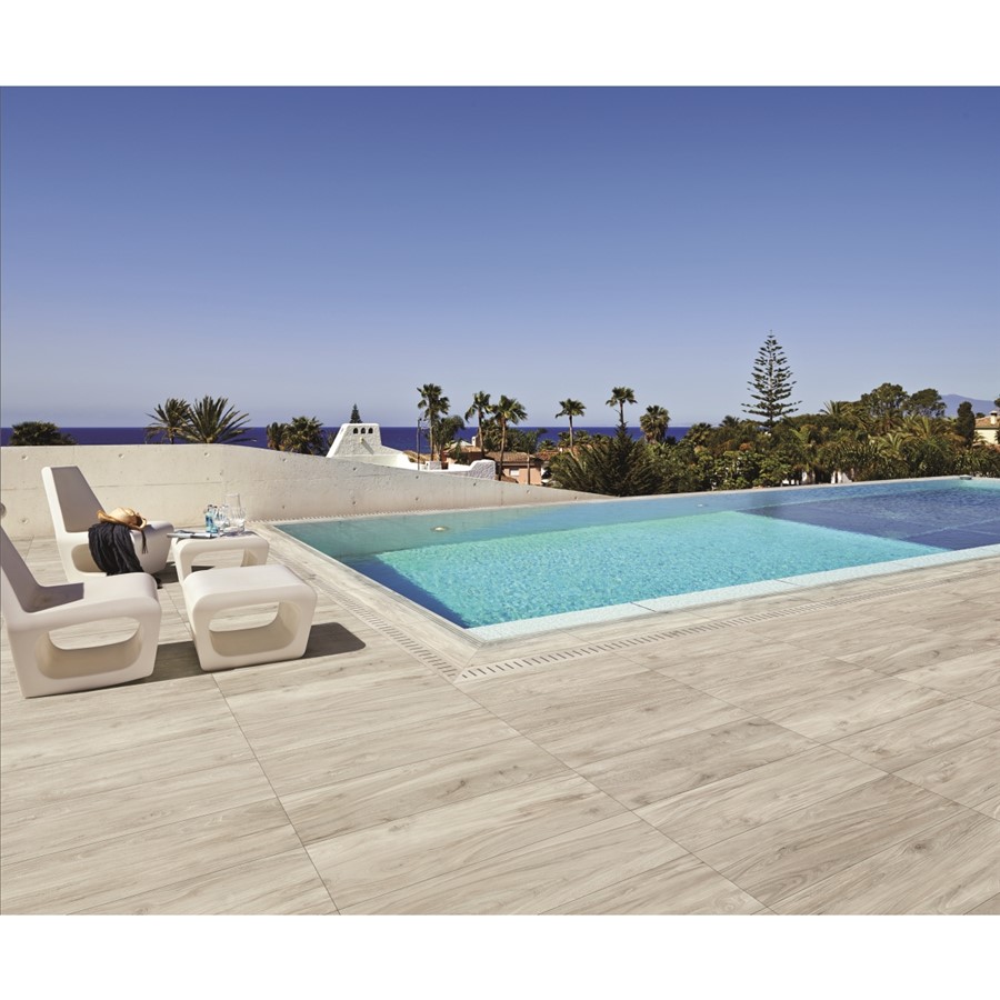 NB18146 WOOD NATURE KAMBA FLOOR TILE 400X1200X20MM