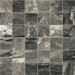 NB17828 CASTELLO WINDSOR BLACK LAPATO MOSAIC 300X300