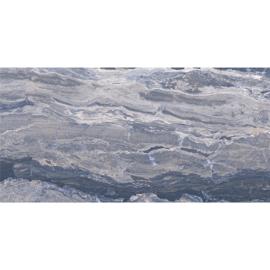 NB17835 CASTELLO PRAGUE BLUE LAPATO WALL AND FLOOR TILE 600X1200