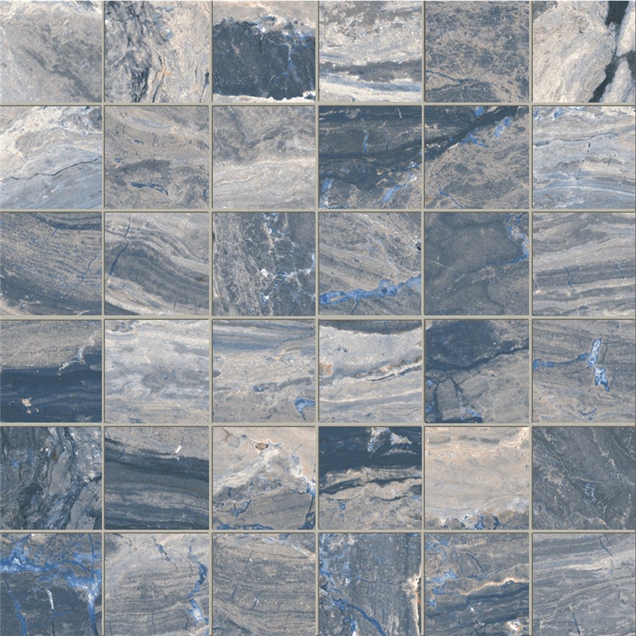 NB17838 CASTELLO PRAGUE BLUE LAPATO MOSAIC 300X300