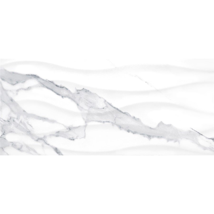 NB17863 MARBELLOUS STATUARIO ARABESCATO STRUCTURED WALL TILE 250X550