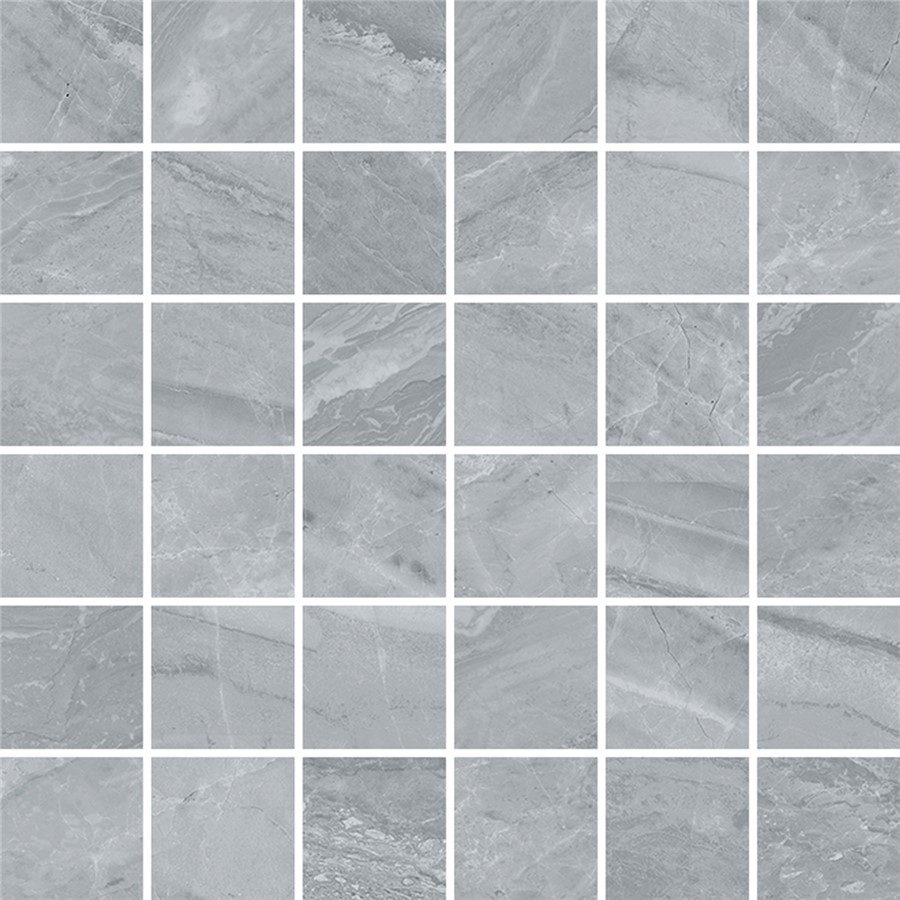 NB17865 MARBELLOUS OROBICO SILVER SQUARE MOSAIC 330X330