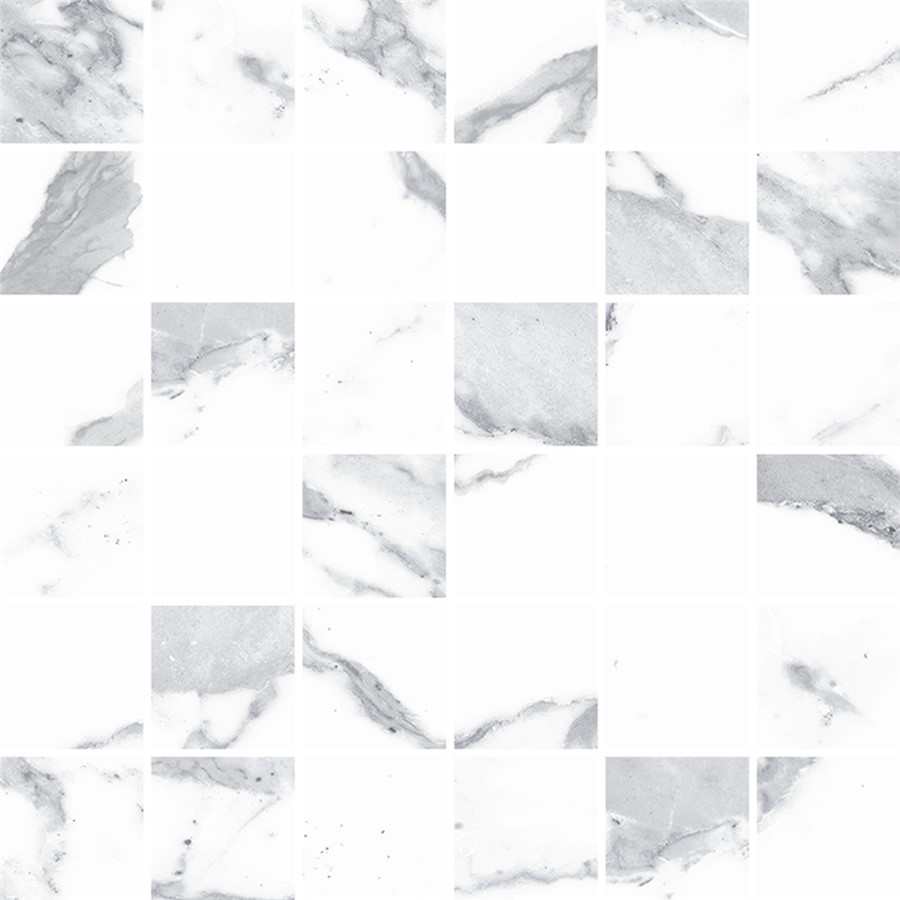 NB17866 MARBELLOUS STATUARIO ARABESCATO SQUARE MOSAIC 330X330